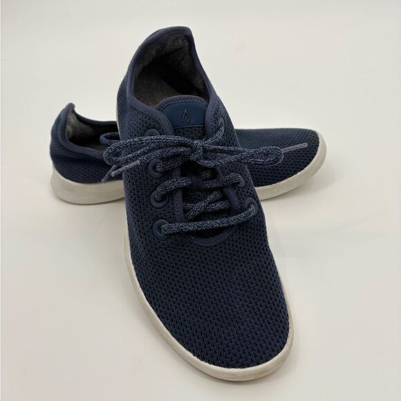 Allbirds | marine blue tree runners | women’s size 10 - Picture 7 of 9